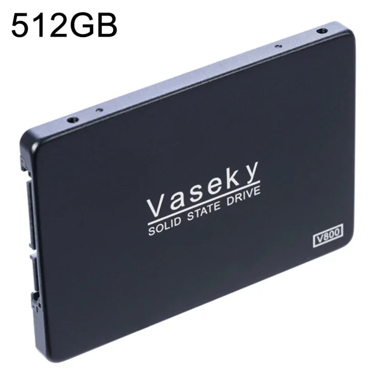 Ổ cứng thể rắn Vaseky V800 512GB 2.5 inch SATA3 6GB/s siêu mỏng 7mm SSD cho máy tính để bàn, laptop, 512GB