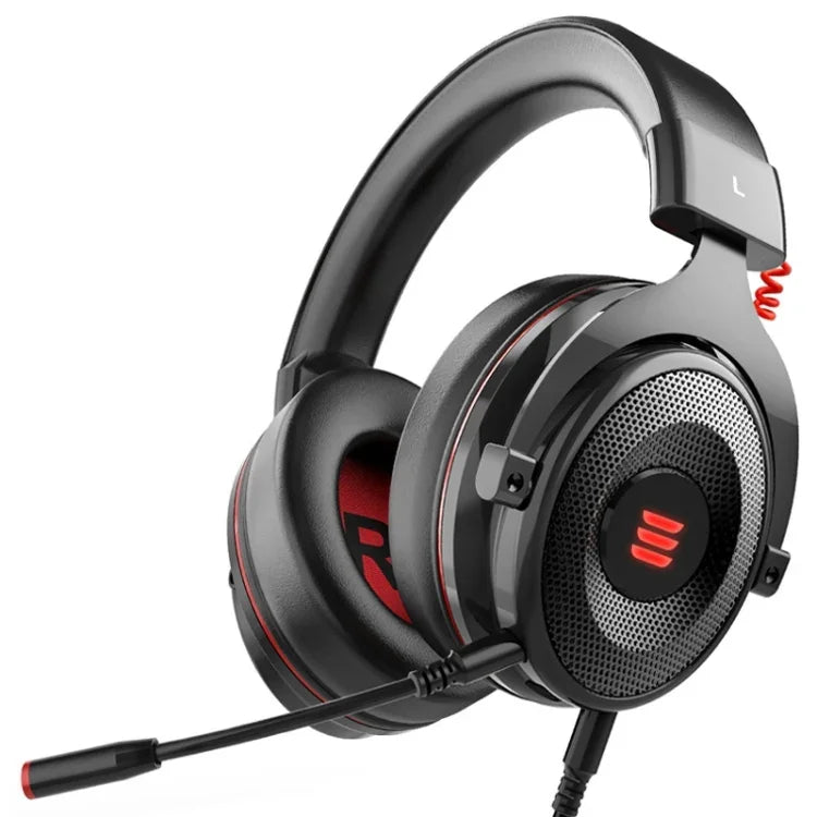 Tai nghe chơi game có dây USB điều khiển bằng dây EKSA E900 Pro 7.1, chụp tai, phát sáng, có mic, E900 Pro