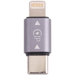 Bộ chuyển đổi USB-C / Type-C đực sang 8 Pin đực sạc + truyền dữ liệu + OTG, Type-C đực sang 8 Pin đực