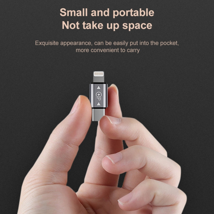 Bộ chuyển đổi USB-C / Type-C đực sang 8 Pin đực sạc + truyền dữ liệu + OTG, Type-C đực sang 8 Pin đực