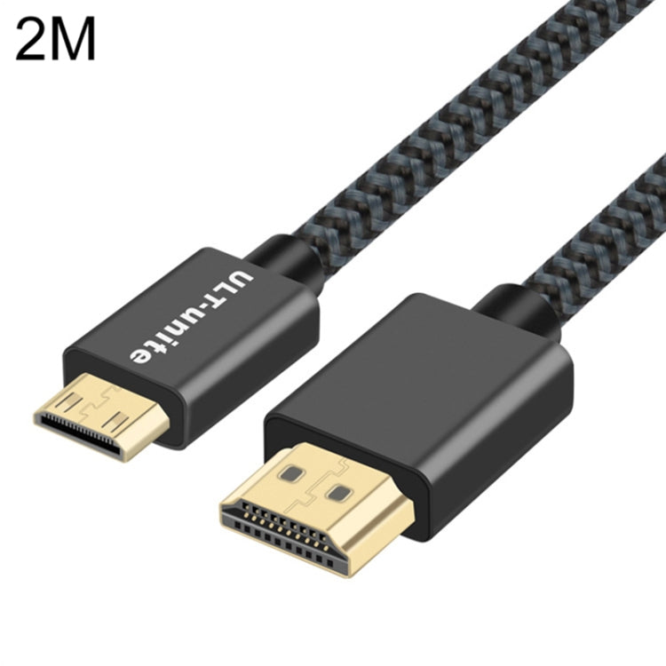 Cáp HDMI 2.0 đực mạ vàng ULT-unite đầu HDMI đực sang Mini HDMI đực, Chiều dài cáp: 2m