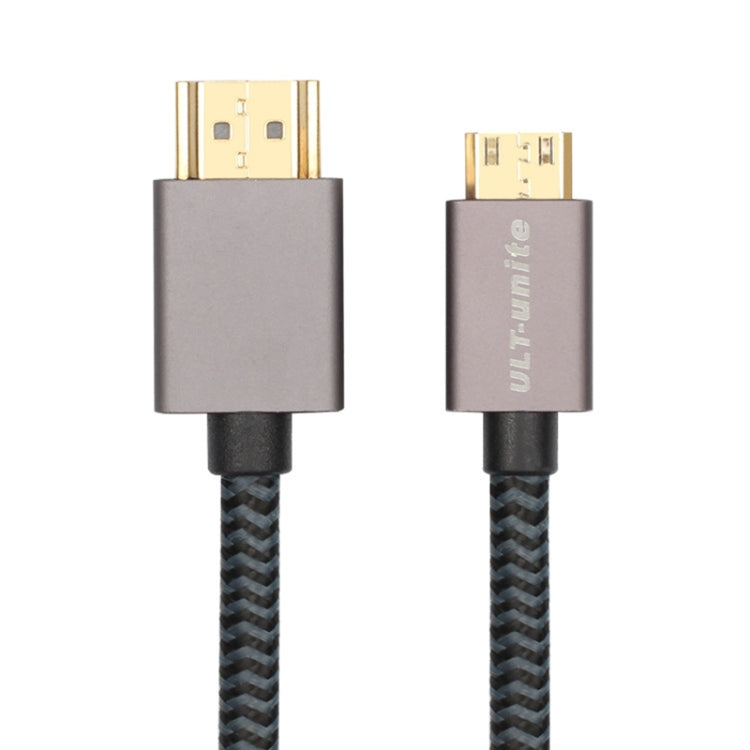 Cáp HDMI 2.0 đực mạ vàng ULT-unite đầu HDMI đực sang Mini HDMI đực, Chiều dài cáp: 2m