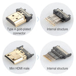 Cáp HDMI 2.0 đực mạ vàng ULT-unite đầu HDMI đực sang Mini HDMI đực, Chiều dài cáp: 2m
