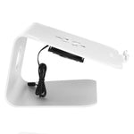 Giá đỡ làm mát bằng nhôm phong cách cổ điển có quạt làm mát SOPI ZJ-001 cho laptop, phù hợp với Mac Air, Mac Pro, iPad và các laptop khác, Phong cách cổ điển có quạt làm mát