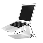Giá đỡ làm mát bằng nhôm phong cách cổ điển có quạt làm mát SOPI ZJ-001 cho laptop, phù hợp với Mac Air, Mac Pro, iPad và các laptop khác, Phong cách cổ điển có quạt làm mát