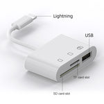 Đầu đọc thẻ OTG 3 trong 1 8 Pin tốc độ cao D-168, D-168