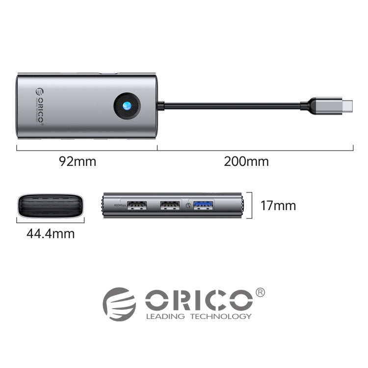 Đế cắm đa năng 5 trong 1 ORICO PW11-5P Type-C / USB-C 5Gbps, PW11-5P