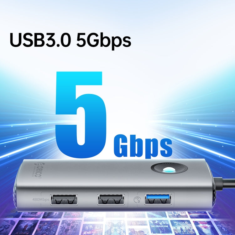 Đế cắm đa năng 5 trong 1 ORICO PW11-5P Type-C / USB-C 5Gbps, PW11-5P