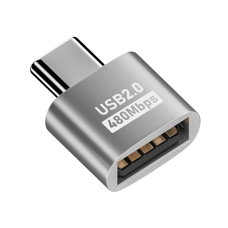 Adapter USB 2.0 cái sang Type-C đực, USB 2.0 cái sang Type-C đực