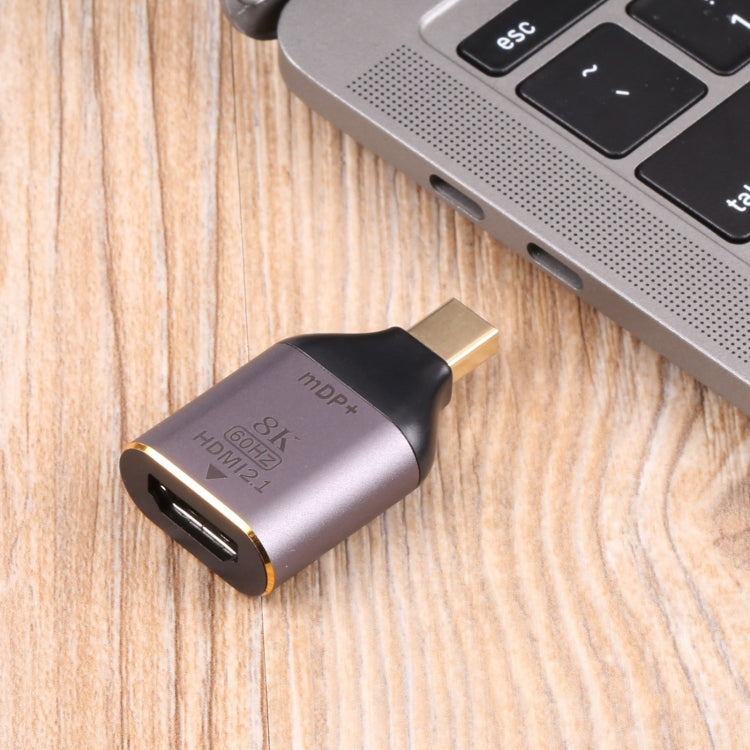 Bộ chuyển đổi HDMI 2.1 cái sang Mini DP đực 8K 60Hz, Mini DP đực