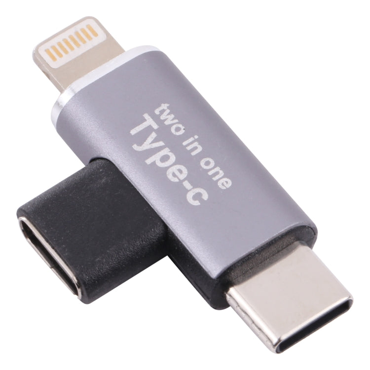 Bộ chuyển đổi USB-C / Type-C cái sang 8 Pin đực + bộ chuyển đổi USB-C / Type-C đực, Type-C cái sang 8 Pin + Type-C đực