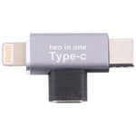 Bộ chuyển đổi USB-C / Type-C cái sang 8 Pin đực + bộ chuyển đổi USB-C / Type-C đực, Type-C cái sang 8 Pin + Type-C đực