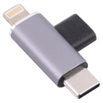 Bộ chuyển đổi USB-C / Type-C cái sang 8 Pin đực + bộ chuyển đổi USB-C / Type-C đực, Type-C cái sang 8 Pin + Type-C đực