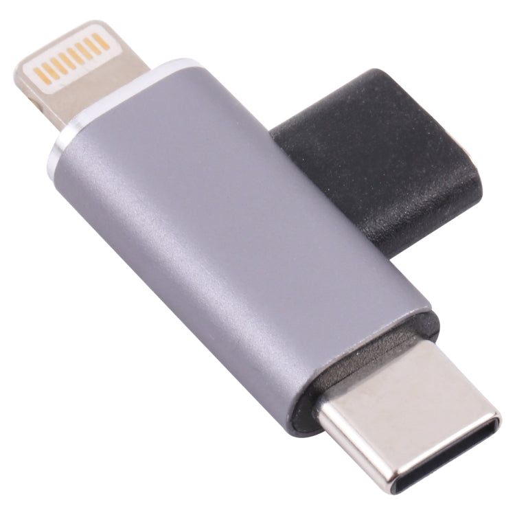 Bộ chuyển đổi USB-C / Type-C cái sang 8 Pin đực + bộ chuyển đổi USB-C / Type-C đực, Type-C cái sang 8 Pin + Type-C đực