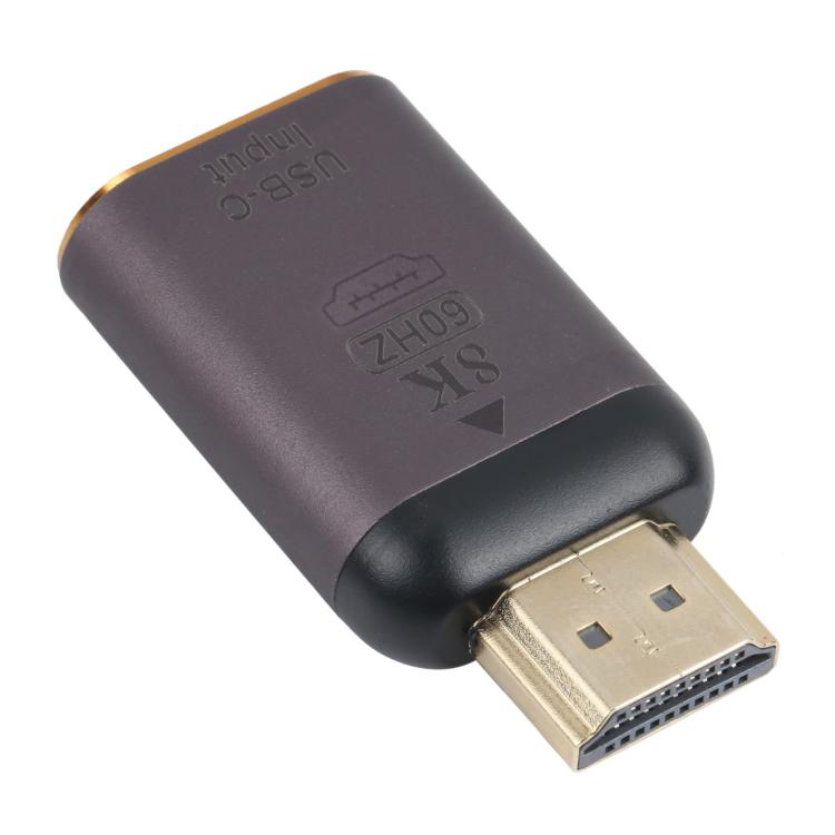 Bộ chuyển đổi USB-C / Type-C cái sang HDMI đực 8K 60Hz, Type-C cái sang HDMI đực