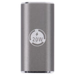 Bộ chuyển đổi sạc 20W 8 Pin đực sang USB-C / Type-C cái góc vuông, góc vuông