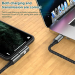 Bộ chuyển đổi sạc 20W 8 Pin đực sang USB-C / Type-C cái góc vuông, góc vuông