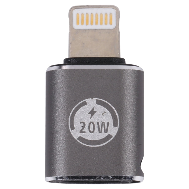 Bộ chuyển đổi sạc 20W 8 Pin đực sang USB-C / Type-C cái thẳng, thẳng