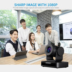 Camera hội nghị video PTZ USB FEELWORLD USB10X zoom quang 10X 1080P, phích cắm EU và Mỹ, USB10X