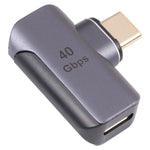 Bộ chuyển đổi khuỷu USB-C / Type-C đực sang cái 40Gbps, Type-C 4.0 M sang F khuỷu