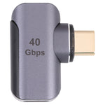 Bộ chuyển đổi khuỷu USB-C / Type-C đực sang cái 40Gbps, Type-C 4.0 M sang F khuỷu