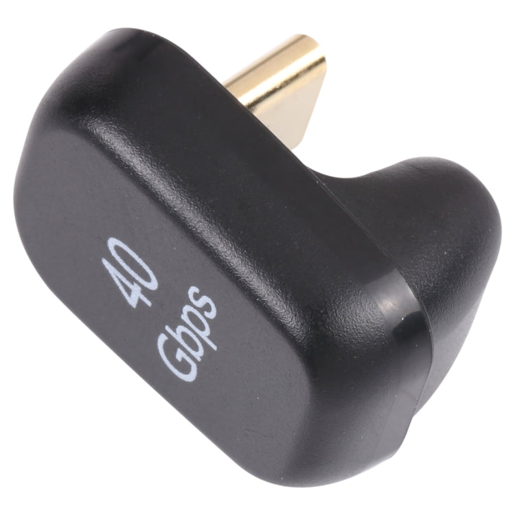 Bộ chuyển đổi USB-C / Type-C 4.0 đực sang cái 40Gbps, Type-C 4.0 M sang F khuỷu đôi