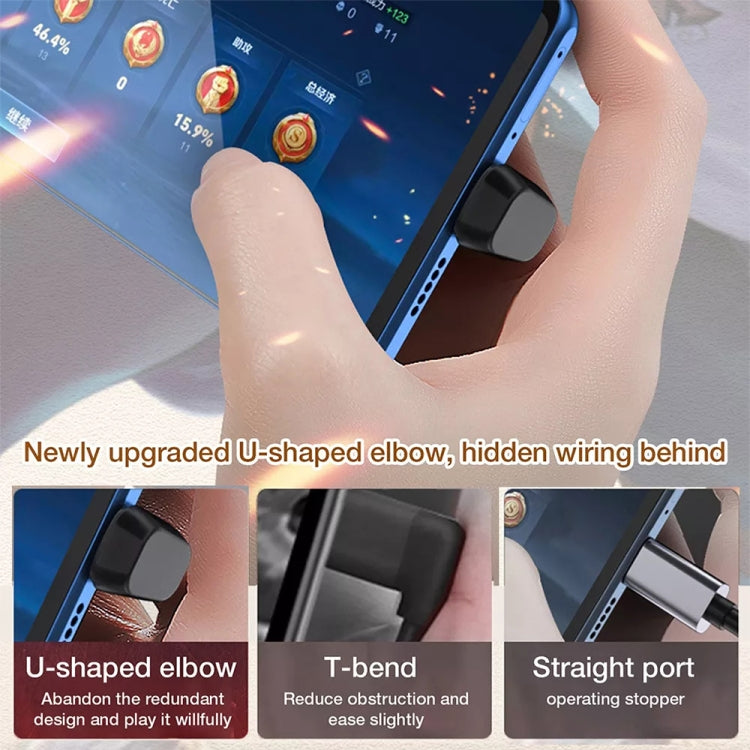 Bộ chuyển đổi USB-C / Type-C 4.0 đực sang cái 40Gbps, Type-C 4.0 M sang F khuỷu đôi