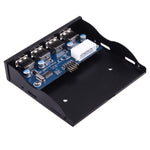 Bảng điều khiển trước mở rộng ổ đĩa mềm 3.5 inch HUB 4 cổng USB 2.0 bộ chuyển đổi kết nối
