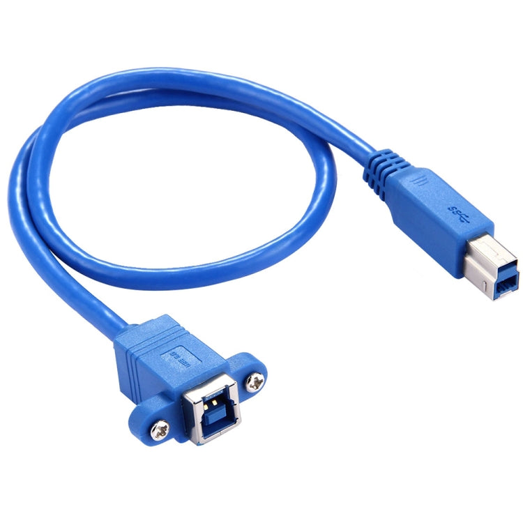 Cáp dữ liệu bộ chuyển đổi đầu nối USB 3.0 B cái sang B đực dài 50cm cho máy in / máy quét, BF sang BM, dài 50cm