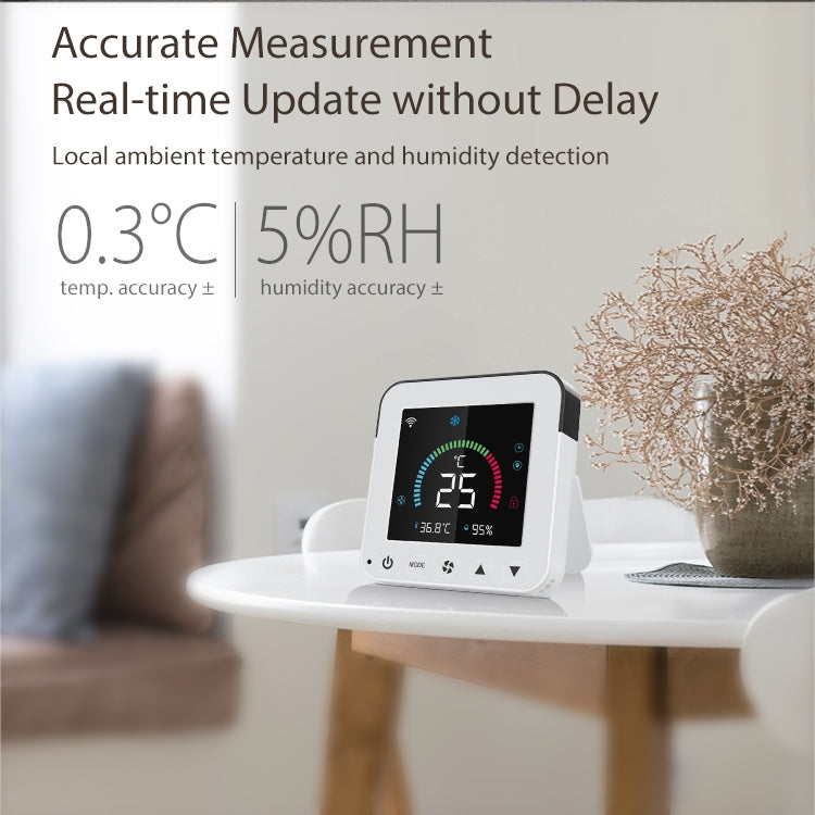 Bộ điều khiển điều hòa không khí thông minh màn hình màu hồng ngoại WiFi NEO NAS-RT01W