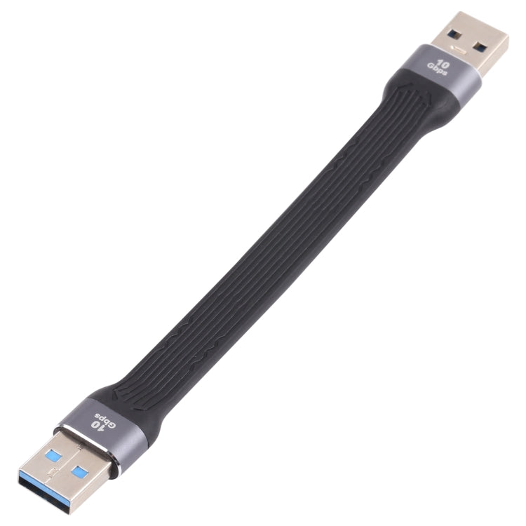 Cáp sạc nhanh đồng bộ dữ liệu mềm dẹt USB đực sang USB đực 10Gbps, USB đực sang USB đực