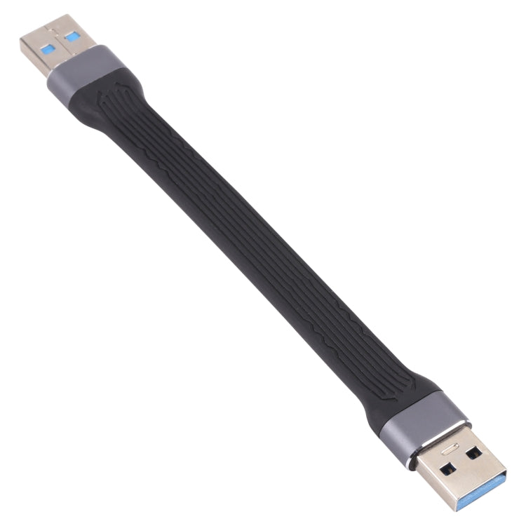 Cáp sạc nhanh đồng bộ dữ liệu mềm dẹt USB đực sang USB đực 10Gbps, USB đực sang USB đực