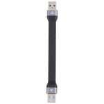 Cáp sạc nhanh đồng bộ dữ liệu mềm dẹt USB đực sang USB đực 10Gbps, USB đực sang USB đực
