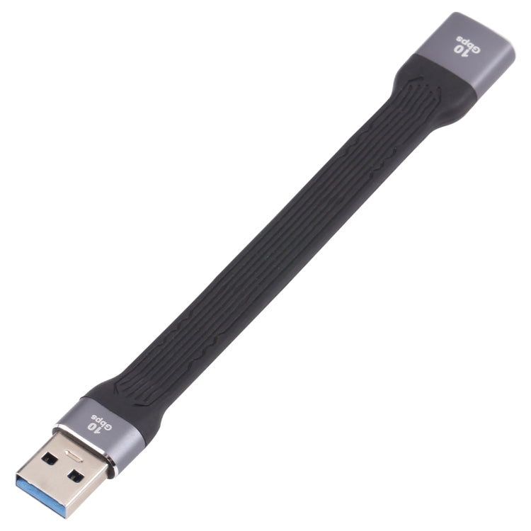 Cáp sạc nhanh đồng bộ dữ liệu mềm dẹt USB đực sang USB cái 10Gbps, USB đực sang USB cái