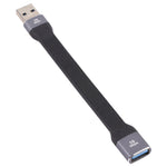 Cáp sạc nhanh đồng bộ dữ liệu mềm dẹt USB đực sang USB cái 10Gbps, USB đực sang USB cái