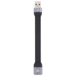 Cáp sạc nhanh đồng bộ dữ liệu mềm dẹt USB đực sang USB cái 10Gbps, USB đực sang USB cái