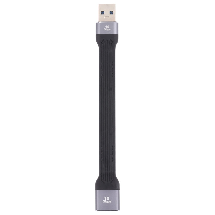 Cáp sạc nhanh đồng bộ dữ liệu mềm dẹt USB đực sang USB cái 10Gbps, USB đực sang USB cái