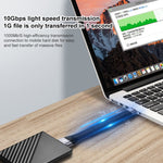 Cáp sạc nhanh đồng bộ dữ liệu mềm dẹt USB đực sang USB cái 10Gbps, USB đực sang USB cái