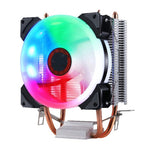 Quạt làm mát CPU LED ống đồng đôi 3 chân 9cm W-X3