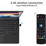 MX3-L Chuột bay không dây 2.4GHz không đèn nền, Bàn phím điều khiển từ xa, Giọng nói không đèn nền