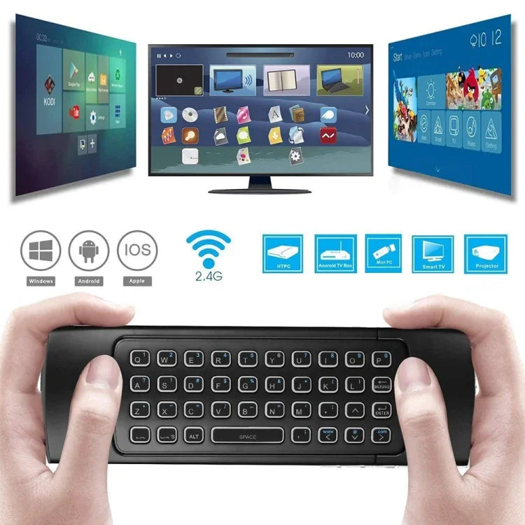 Điều khiển từ xa bàn phím chuột bay không dây 2.4GHz MX3-L phiên bản có giọng nói và đèn nền, Phiên bản có giọng nói và đèn nền