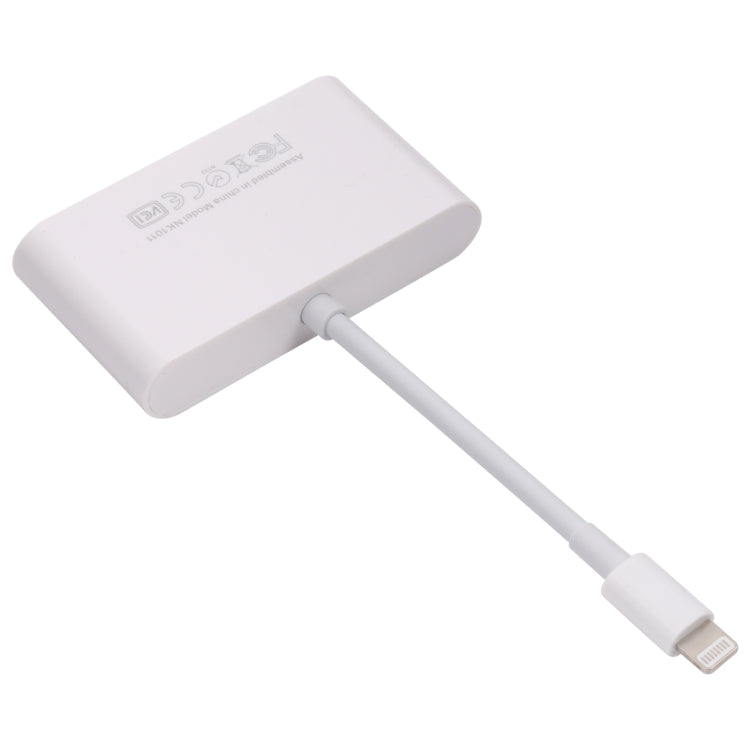 Đầu đọc thẻ 3 trong 1 NK-1011 CF / TF / SD cho thiết bị 8 Pin, NK-1011