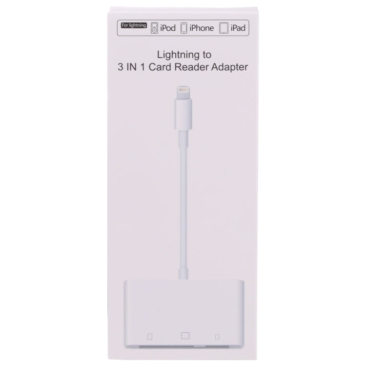 Đầu đọc thẻ 3 trong 1 NK-1011 CF / TF / SD cho thiết bị 8 Pin, NK-1011