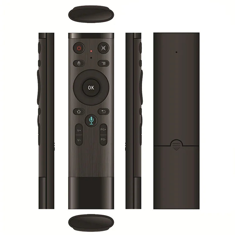 Điều khiển từ xa chuột bay không dây USB 2.4G phiên bản nước ngoài Q5 có con quay hồi chuyển + giọng nói, Hỗ trợ Set-Top Box / Máy tính, Con quay hồi chuyển + Giọng nói