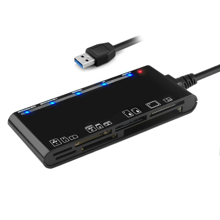Rocketek CR7 Đầu đọc thẻ đa năng USB3.0 CF / XD / MS / SD / TF 7 trong 1, USB3.0