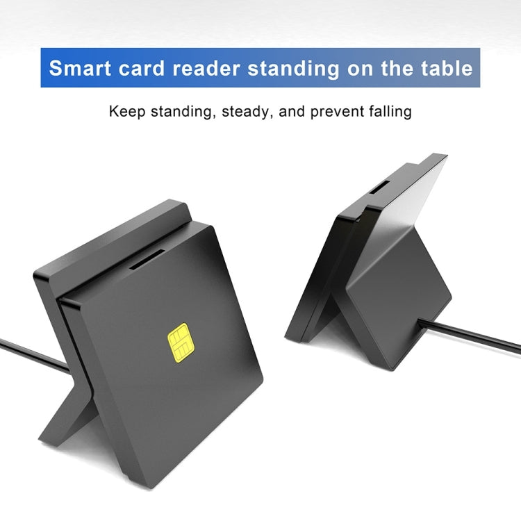 Rocketek CR319 Đầu đọc thẻ thông minh USB 2.0 Smart Card / SIM 2 trong 1