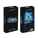 Quạt làm mát laptop di động Ice Troll 5 COOLCOLD, điều chỉnh tốc độ, hiệu suất cao, bộ điều khiển quạt làm mát notebook, AC 220V, AC 220V (Đen)