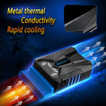 Quạt làm mát laptop di động Ice Troll 5 COOLCOLD, điều chỉnh tốc độ, hiệu suất cao, bộ điều khiển quạt làm mát notebook, AC 220V, AC 220V (Đen)