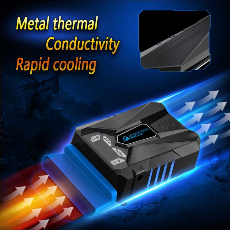 Quạt làm mát laptop di động Ice Troll 5 COOLCOLD, điều chỉnh tốc độ, hiệu suất cao, bộ điều khiển quạt làm mát notebook, AC 220V, AC 220V (Đen)