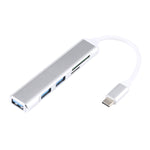Trạm kết nối đa năng 5 trong 1 USB-C / Type-C 3.1 sang khe thẻ SD / TF + 3 cổng USB 3.0 HUB, USB-C / Type-C 3.1